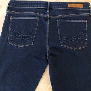 Stone Blue Victoria Straight dark blue jeans, nice stretch, made in 🇺🇸